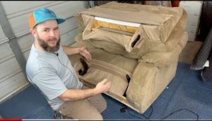 how to take apart a recliner