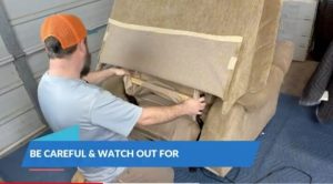 removing the back of a recliner